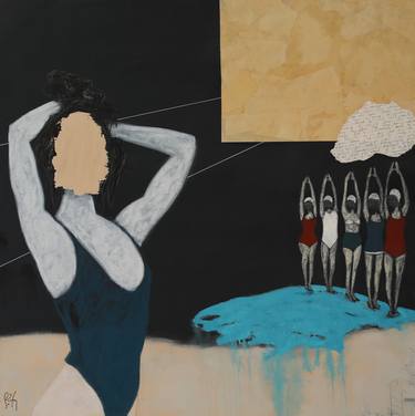 Original Abstract Women Paintings by Sevag Mahserejian