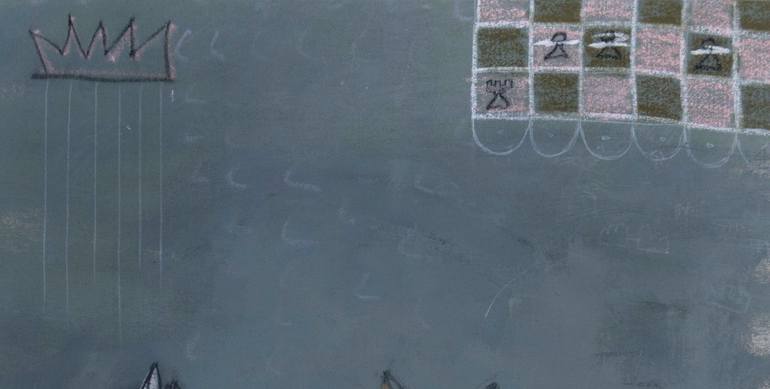 Original Conceptual Abstract Painting by Sevag Mahserejian
