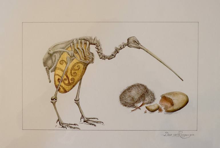 Original Animal Drawing by Deon van Rooyen