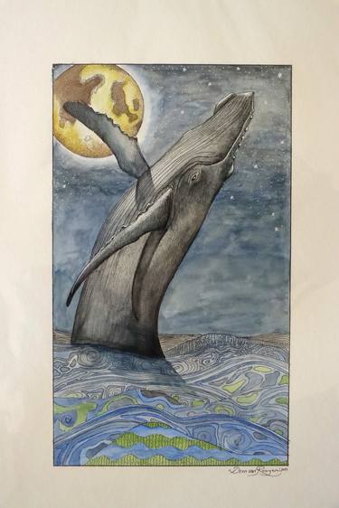 Whale in moonlight thumb