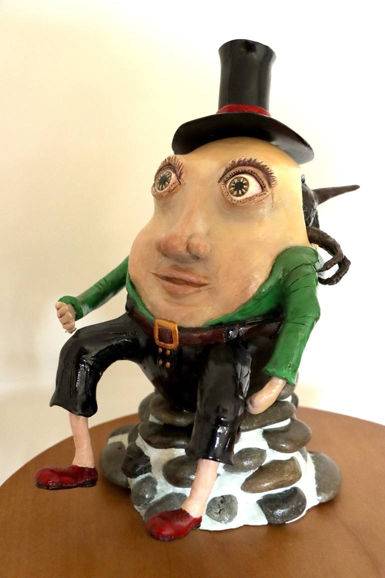 Original Cartoon Sculpture by Deon van Rooyen