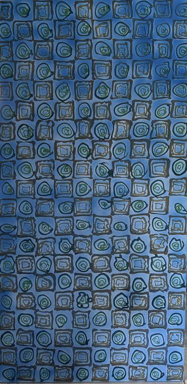Original Abstract Expressionism Abstract Painting by James Wang