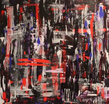 Original Abstract Expressionism Abstract Paintings by James Wang