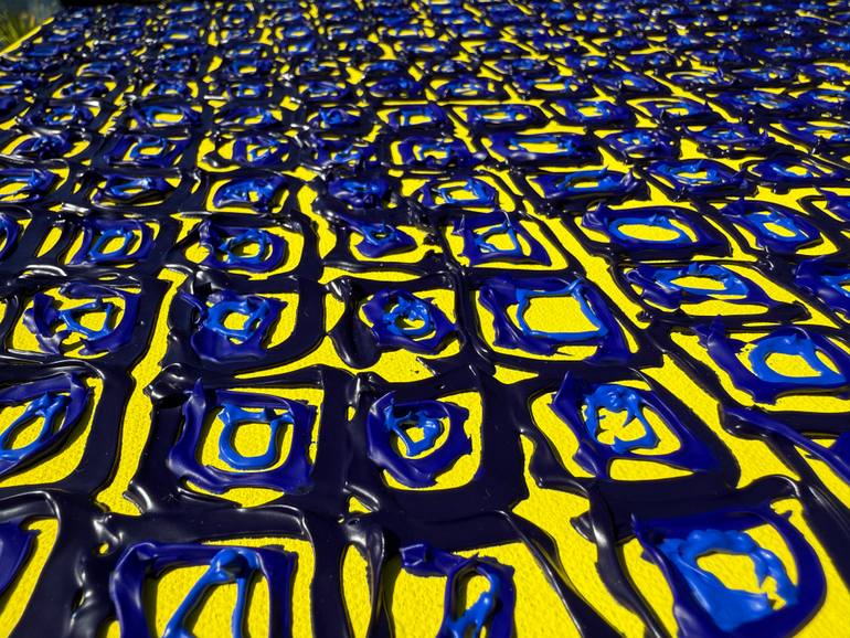 Original Abstract Expressionism Abstract Painting by James Wang