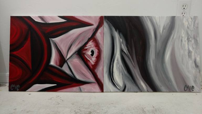 Original Surrealism Abstract Painting by Art Ramon Paintings