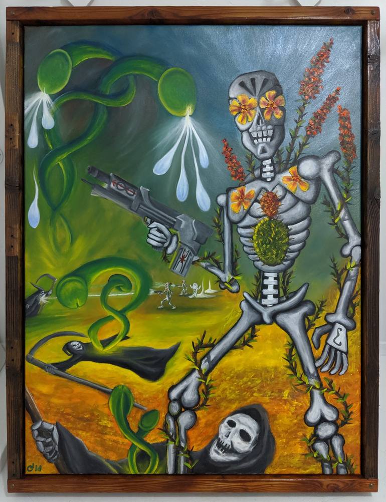 Germinator: Judgement Day of the Dead Painting by Art Ramon Paintings ...