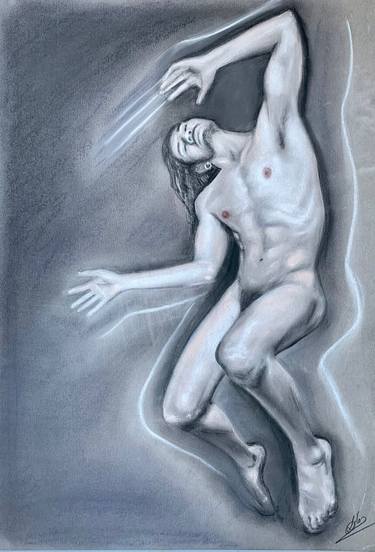 Print of Fine Art Nude Paintings by DELOS Art
