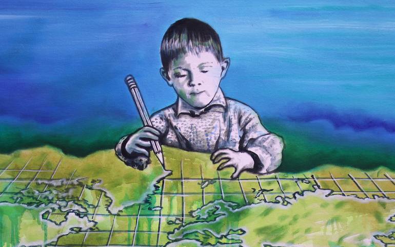 Original Conceptual Children Painting by Alamelu Annamalai
