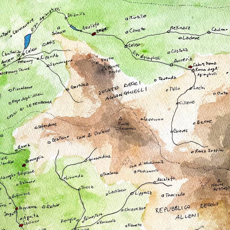 Original Conceptual Fantasy Painting by Dennis Rakar