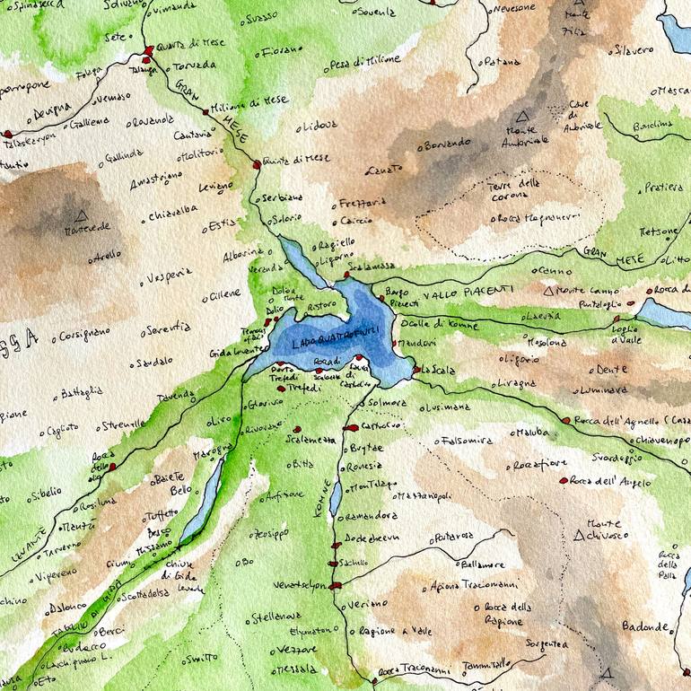 Original Conceptual Fantasy Painting by Dennis Rakar