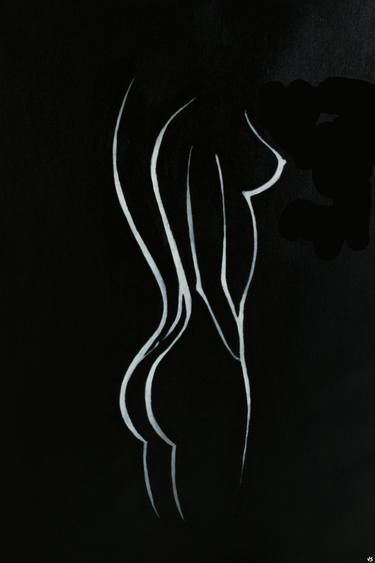 Print of Minimalism Erotic Paintings by Victoria Schaal