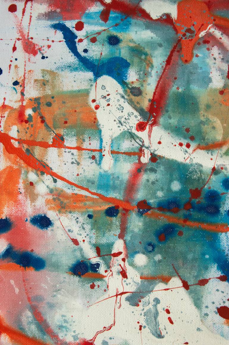 Original Abstract Expressionism Abstract Painting by Victoria Schaal