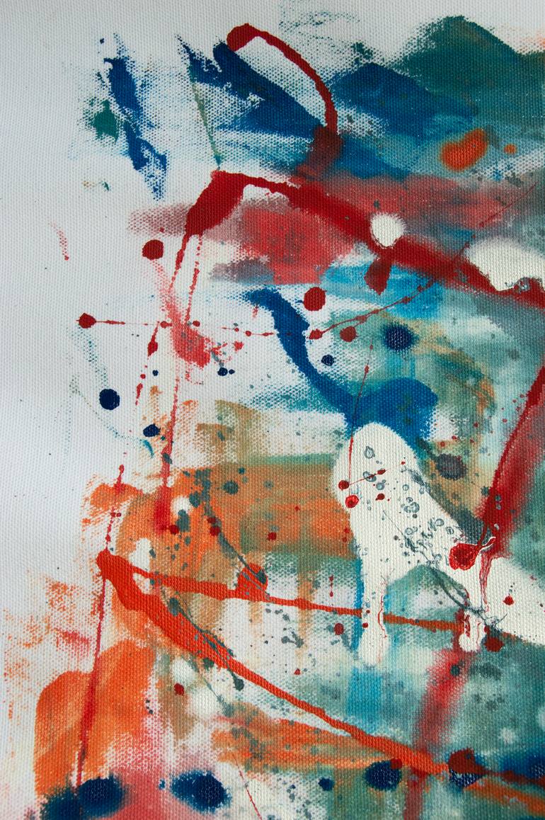 Original Abstract Expressionism Abstract Painting by Victoria Schaal