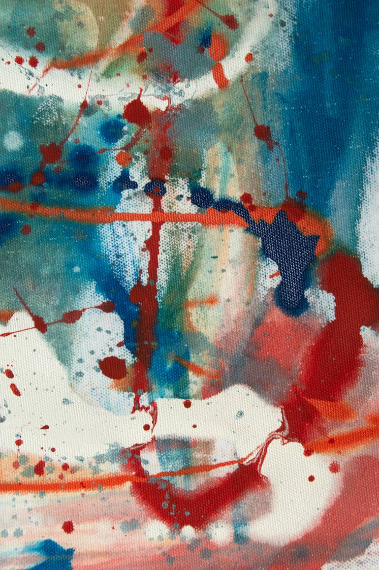 Original Abstract Expressionism Abstract Painting by Victoria Schaal