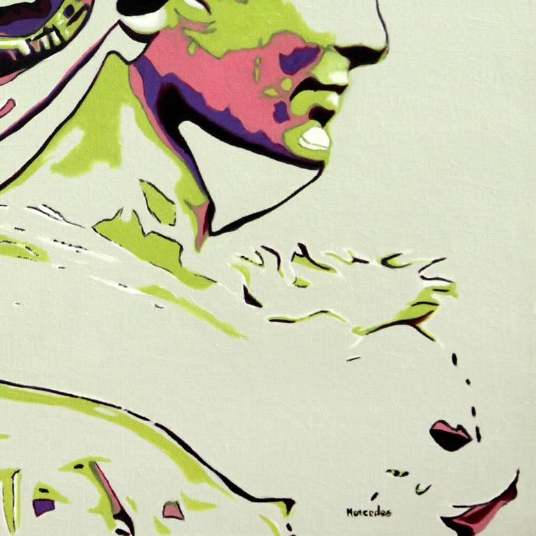 Original Contemporary Men Painting by Mercedes Soret