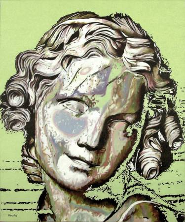 Original Figurative Classical Mythology Paintings by Mercedes Soret