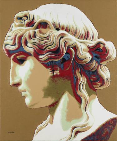 Original Figurative Classical Mythology Paintings by Mercedes Soret