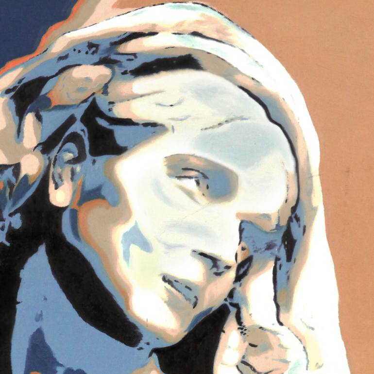 Original Figurative Religion Painting by Mercedes Soret