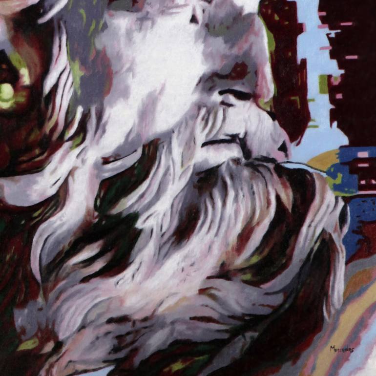 Original Figurative Classical Mythology Painting by Mercedes Soret