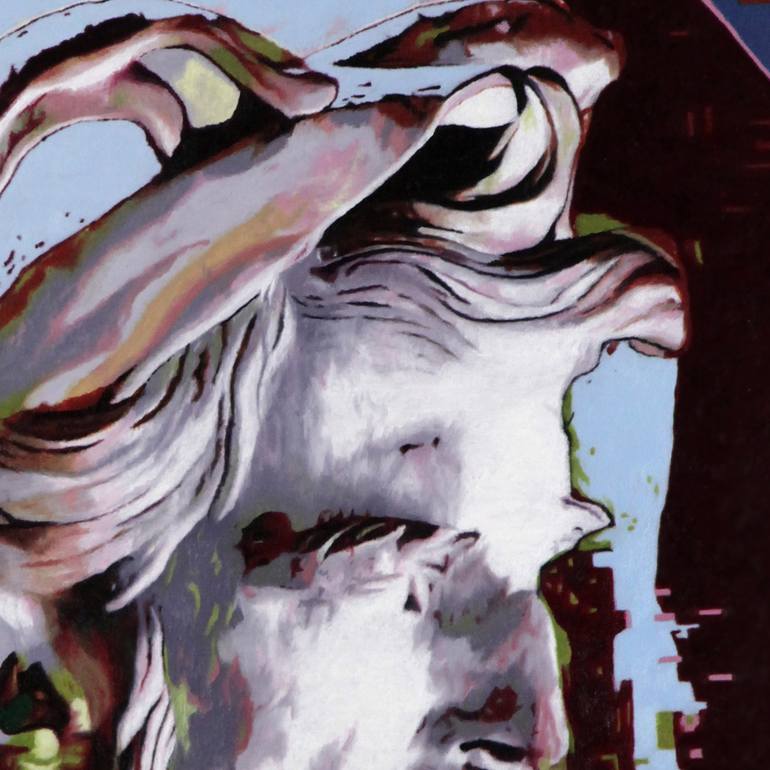 Original Figurative Classical Mythology Painting by Mercedes Soret