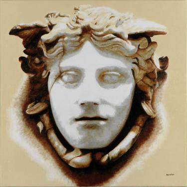 Original Figurative Classical Mythology Paintings by Mercedes Soret