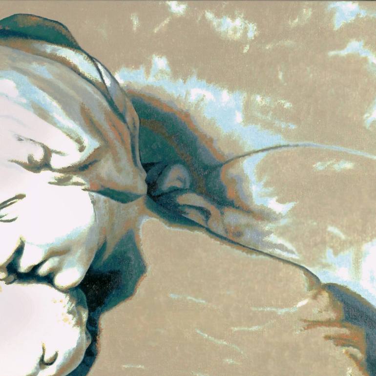 Original Figurative Religion Painting by Mercedes Soret