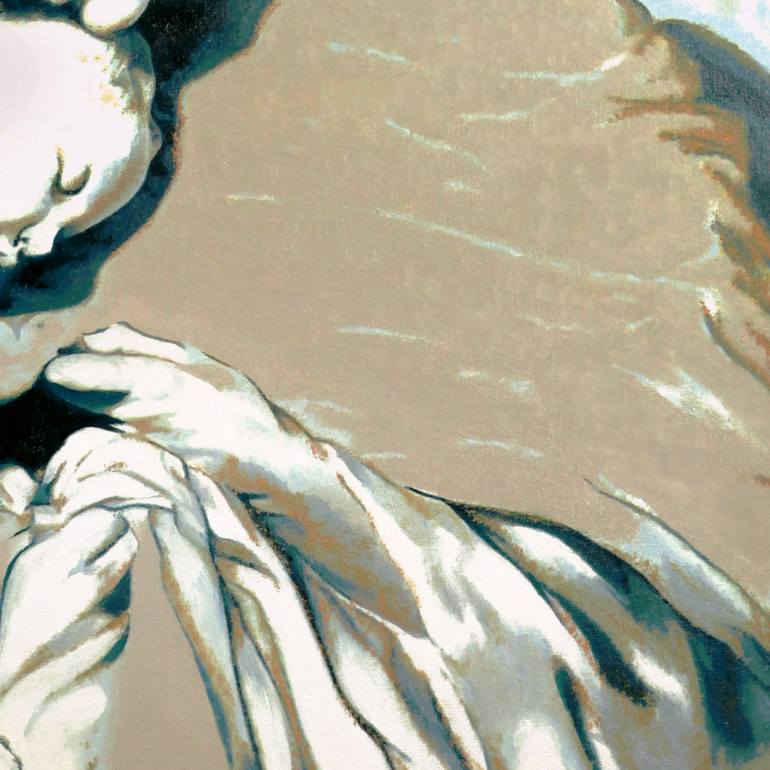 Original Figurative Religion Painting by Mercedes Soret