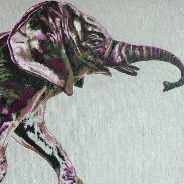 Original Figurative Animal Painting by Mercedes Soret