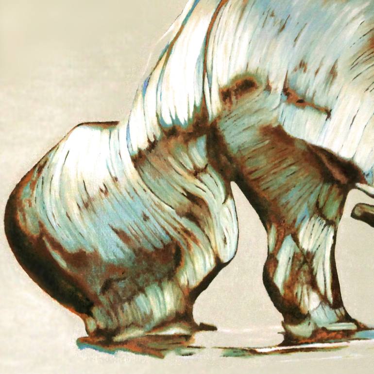 Original Figurative Animal Painting by Mercedes Soret