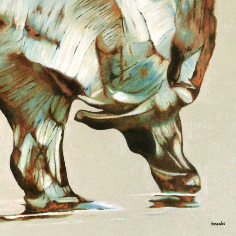 Original Figurative Animal Painting by Mercedes Soret