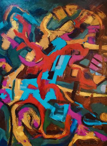 Original Contemporary Abstract Painting by Li Narboni