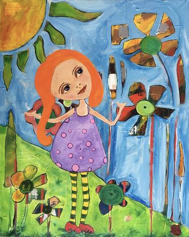 Print of Children Paintings by Rosielea Leat