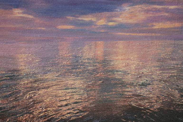 Original Impressionism Seascape Painting by Kenneth Halvorsen
