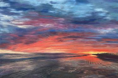 Original Impressionism Seascape Paintings by Kenneth Halvorsen