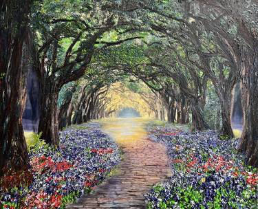 Original Impressionism Landscape Painting by Kenneth Halvorsen