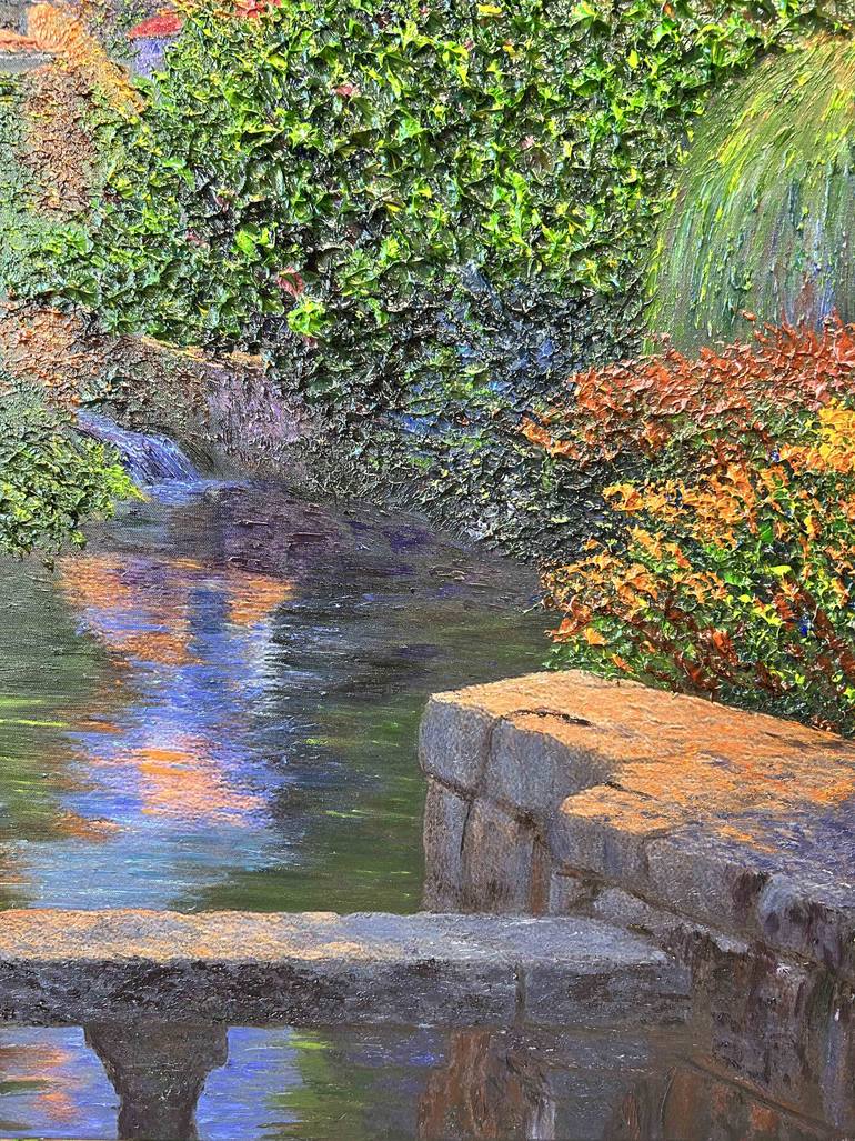 Original Impressionism Landscape Painting by Kenneth Halvorsen