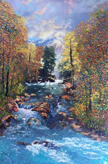 Original Fine Art Landscape Paintings by Kenneth Halvorsen