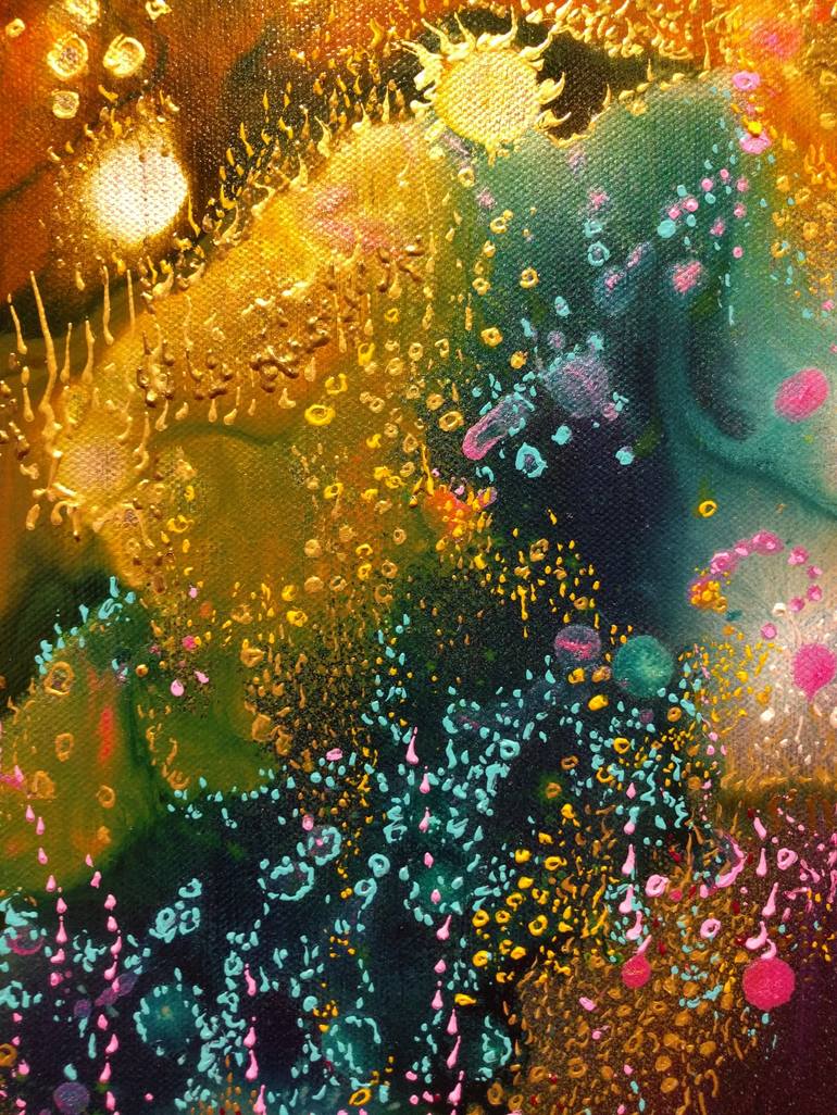 Original Abstract Expressionism Abstract Painting by Priya Rama