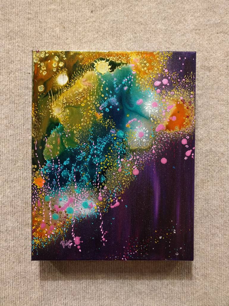 Original Abstract Expressionism Abstract Painting by Priya Rama