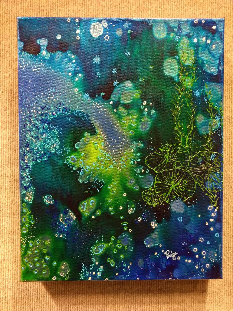 Original Abstract Expressionism Abstract Painting by Priya Rama