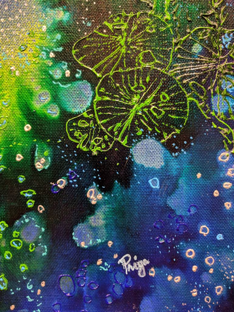 Original Abstract Expressionism Abstract Painting by Priya Rama