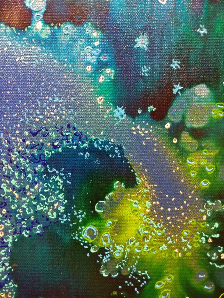 Original Abstract Expressionism Abstract Painting by Priya Rama