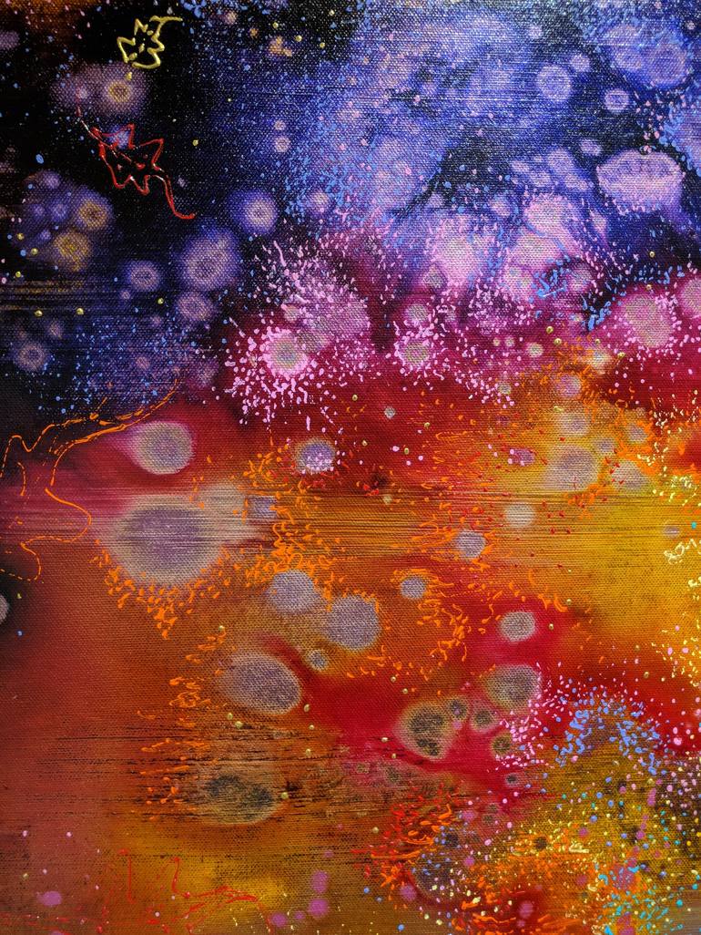 Original Abstract Expressionism Abstract Painting by Priya Rama