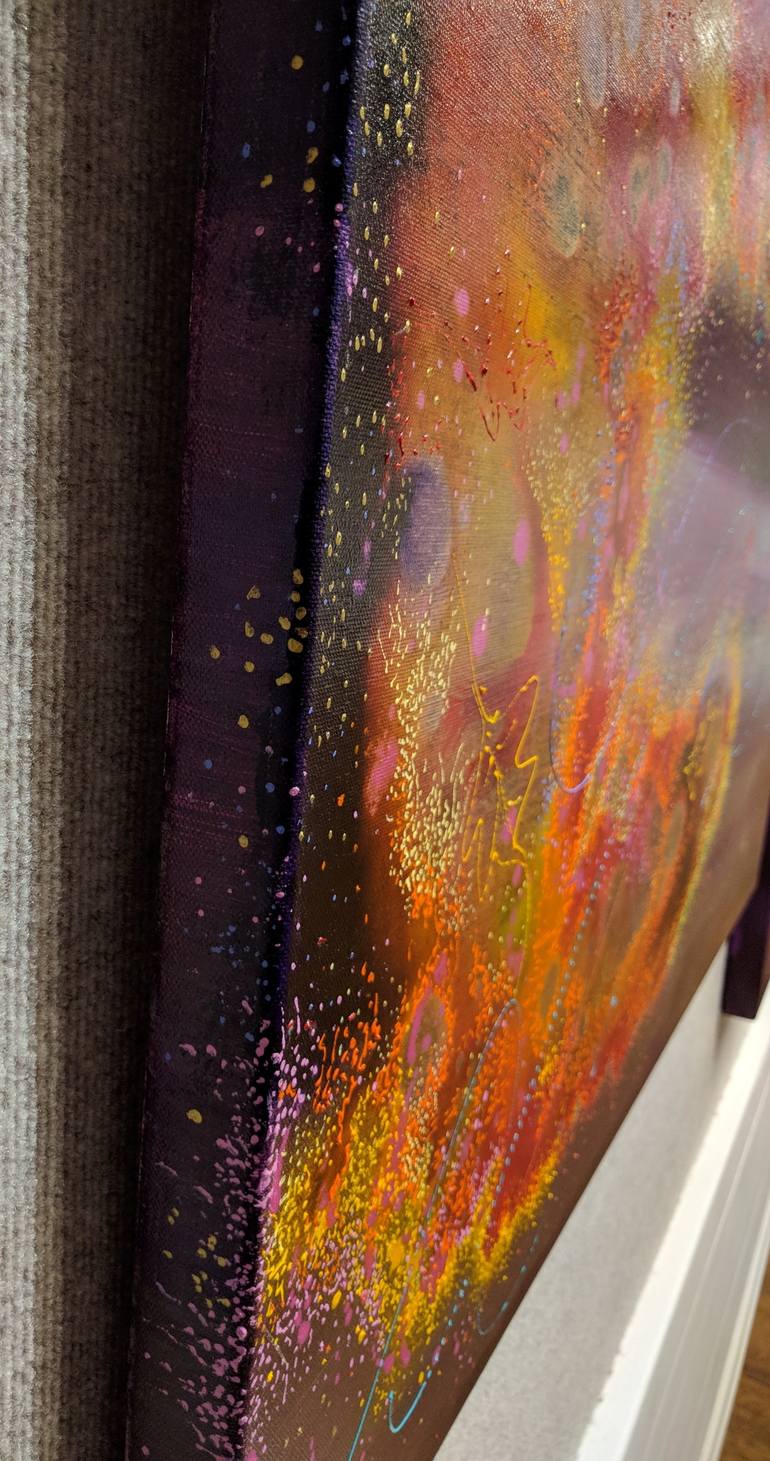 Original Abstract Expressionism Abstract Painting by Priya Rama