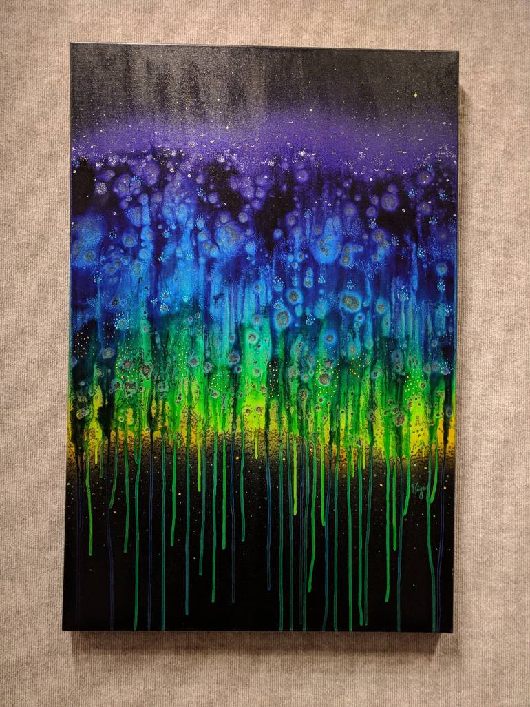 Original Abstract Expressionism Abstract Painting by Priya Rama