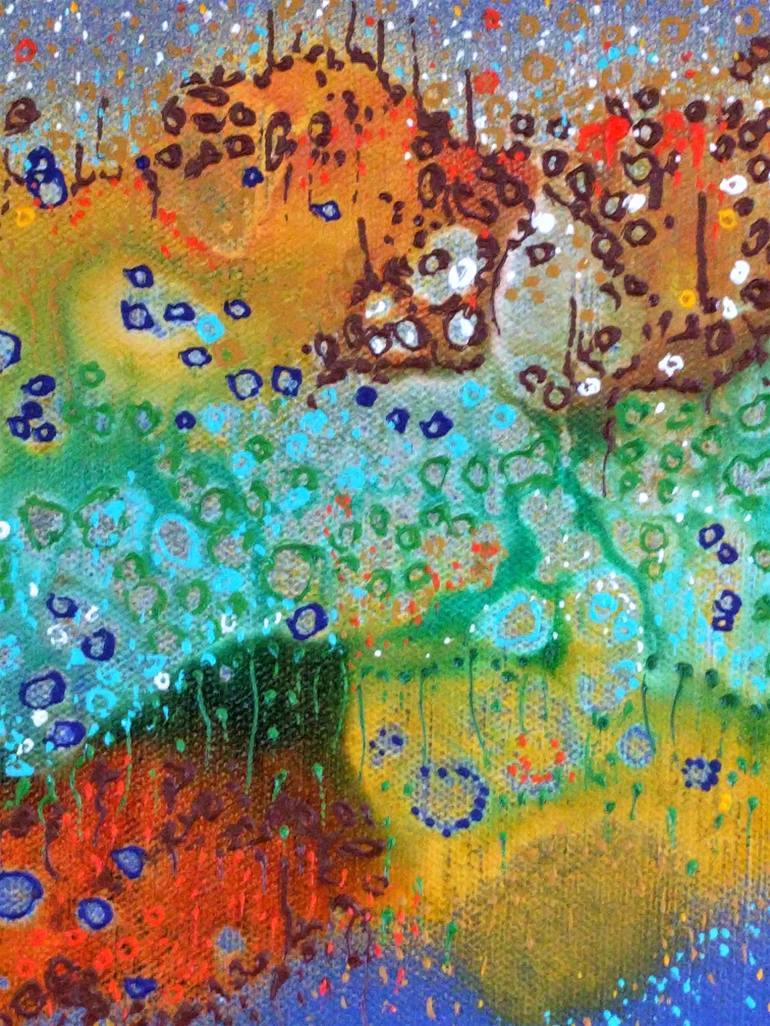 Original Conceptual Abstract Painting by Priya Rama