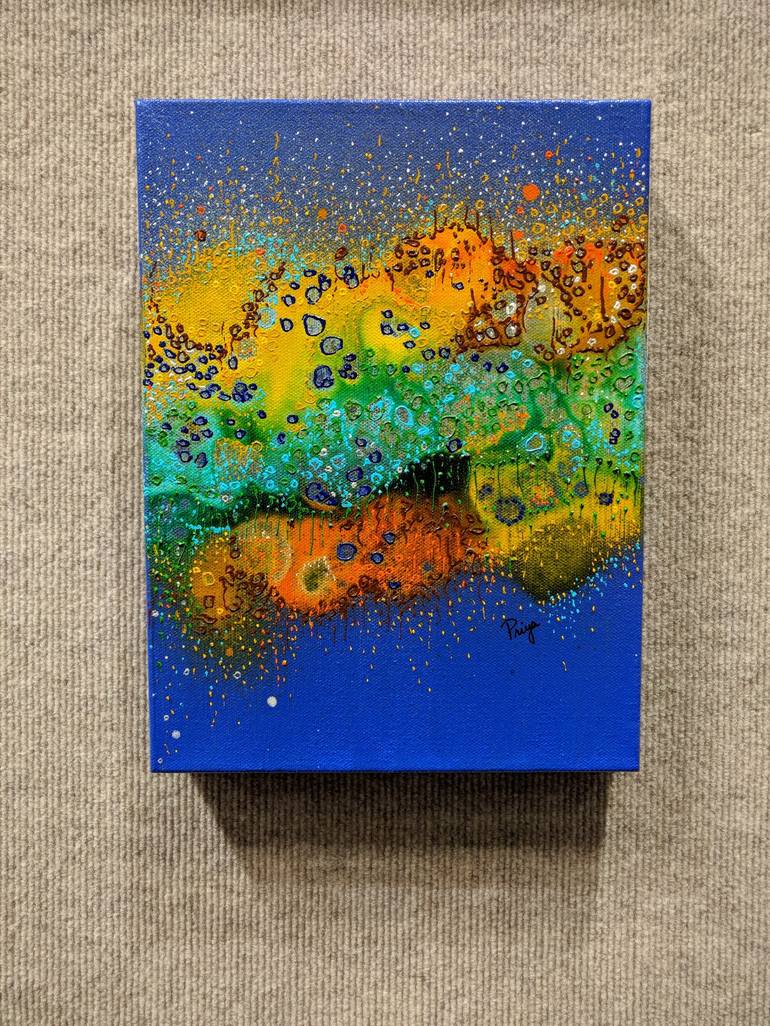 Original Conceptual Abstract Painting by Priya Rama