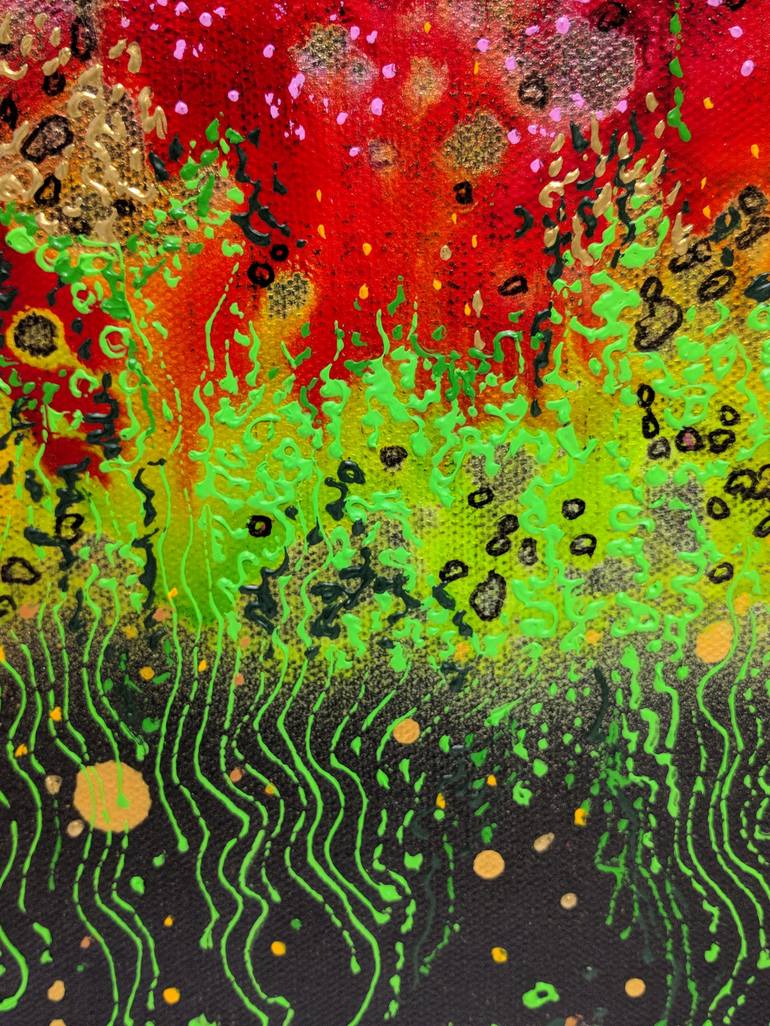 Original Abstract Expressionism Abstract Painting by Priya Rama