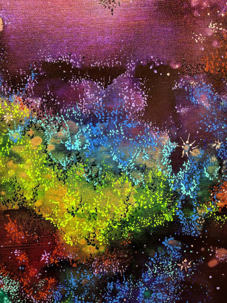 Original Abstract Expressionism Abstract Painting by Priya Rama