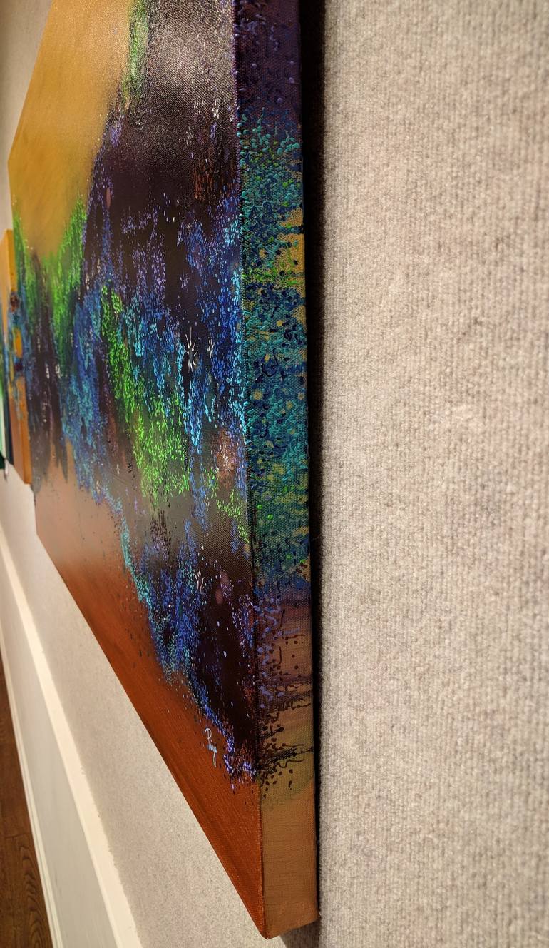 Original Abstract Expressionism Abstract Painting by Priya Rama